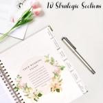 Elegant Wedding Planner Book with Pearl Cover