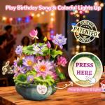 Musical Pop-Up Birthday Card with Lights