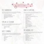 Wedding Planner Journal for Brides and Engagements