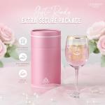 Personalized 70th Birthday Wine Glass Gift