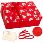 Red Heart Valentine's Gift Box with Lid