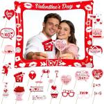 Inflatable Selfie Frame with 25 Photo Props