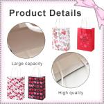 4 Pcs Valentine's Day Heart Gift Bags