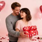 Red Heart Valentine's Gift Box with Lid