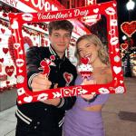 Inflatable Selfie Frame with 25 Photo Props