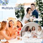 Light Blue Bridal Garters with Card and Box