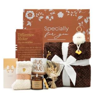 Cozy Self Care Gift Basket for Women