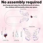 Elegant Butterfly Crystal Suncatcher for Retirement