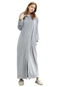 Cozy Fluffy Hooded Bathrobe for Women