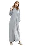Cozy Fluffy Hooded Bathrobe for Women