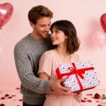 Red Heart Valentine's Gift Box with Ribbon