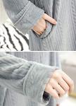 Cozy Fluffy Hooded Bathrobe for Women