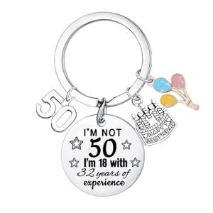 Funny Birthday Keyring Gift for All Ages