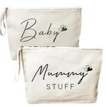 Personalized Makeup Bag for New Moms and Baby