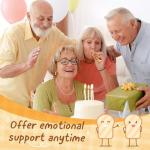 Handmade Crochet Toast Doll for 70th Birthday