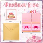 Pink 80th Birthday Pop-Up Card for Women