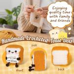 Handmade Crochet Toast Doll for 70th Birthday