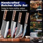 4-Piece Japanese Knife Set for Chefs