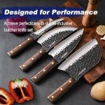 4-Piece Japanese Knife Set for Chefs