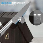 14-Piece imarku Japanese Knife Set with Block
