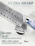 Shangdao 8" Kiritsuke Chef Knife - Damascus Steel