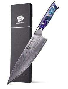 Wildmok 8-Inch Damascus Japanese Chef Knife