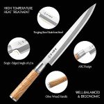 240mm Japanese Sashimi Knife with Olive Wood Handle