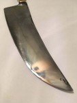Japanese Hand-Forged Chef's Knife with Amber Handle