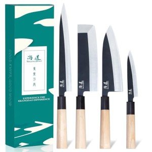 SHANGDAO Japanese Chef Knife Set of 4