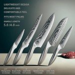 Damascus Chef Knife Set - 5 Piece Collection