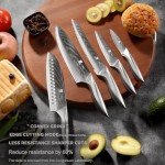 Damascus Chef Knife Set - 5 Piece Collection