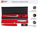 YARENH 8-Inch Damascus Slicing Knife