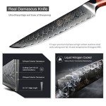 YARENH 8-Inch Damascus Slicing Knife