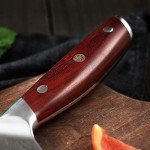 YARENH 8-Inch Damascus Slicing Knife