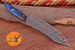 Custom Hand-Forged Damascus Japanese Chef Knife