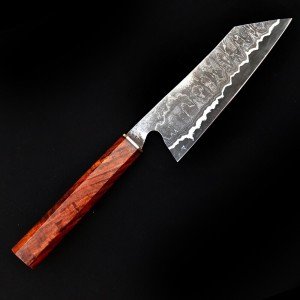 Damascus Chef Knife with Rosewood Handle