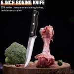 Naitesen 4-Piece Precision Butcher Knife Set