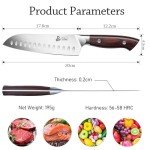 Ultra Sharp 7-inch Japanese Santoku Chef Knife