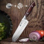 Ultra Sharp 7-inch Japanese Santoku Chef Knife
