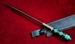 23.4" Damascus Japanese Katana Hunting Knife