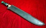 23.4" Damascus Japanese Katana Hunting Knife