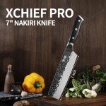XCHIEF PRO 7'' Japanese Nakiri Knife