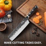 XCHIEF PRO 7'' Japanese Nakiri Knife