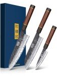 HOSHANHO 3-Piece VG-10 Japanese Chef Knife Set