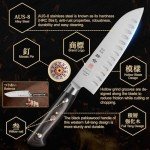 Kanngou 7" Santoku Knife with Pakkawood Handle