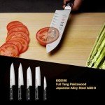 Kanngou 7" Santoku Knife with Pakkawood Handle