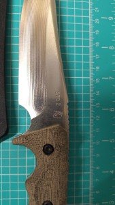 Kiku Matsuda Handmade SPG2 Damascus Hunting Knife