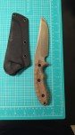Kiku Matsuda Handmade SPG2 Damascus Hunting Knife