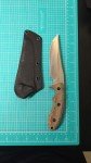 Kiku Matsuda Handmade SPG2 Damascus Hunting Knife
