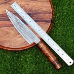 Custom Hand Forged Japanese Santoku Chef Knife